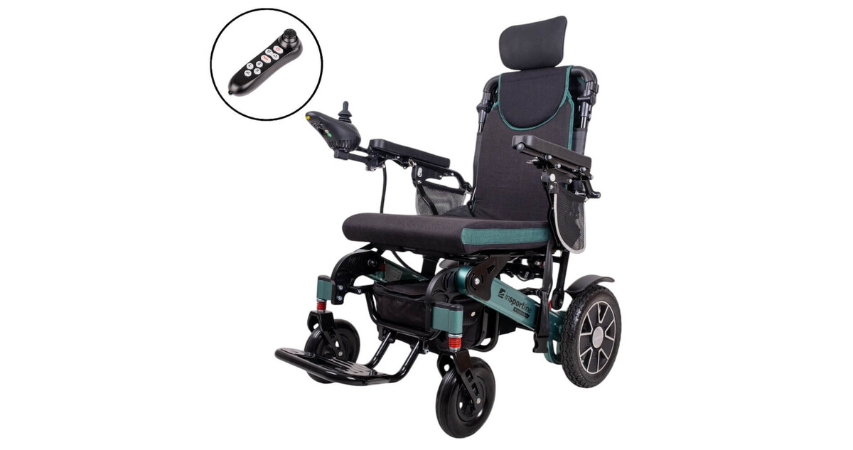 Električni invalidski voziček inSPORTline Hawkie Evo Plus II z ...