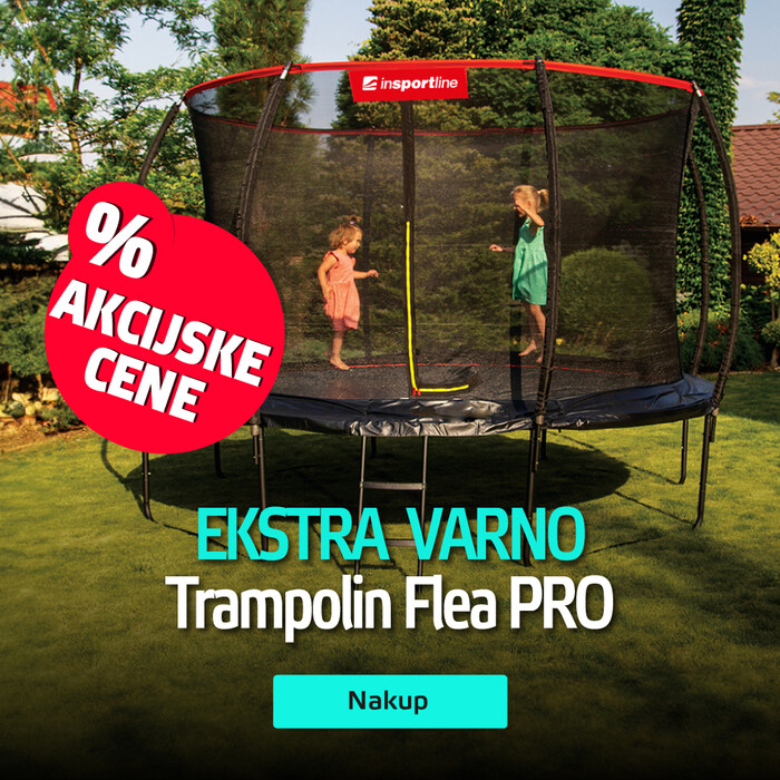 Začnite novo sezono z varnimi trampolini inSPORTline FLEA PRO!