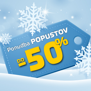 Znižali smo cene! Do 50%! ...do božiča
