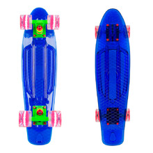 Penny board WORKER Transpy 400 22" s svetlečimi kolesi