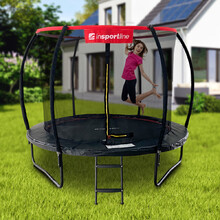 trampolin z zaščitno mrežo inSPORTline Flea PRO 244 cm