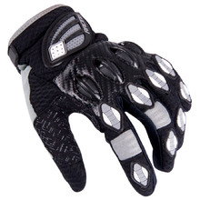 Motocross rokavice W-TEC Chreno - črna-bela