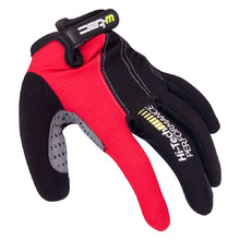Motocross rokavice W-TEC Ratyno - črna-rdeča