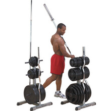 GOWT Body-Solid Olympic Weight Tree/Bar Rack