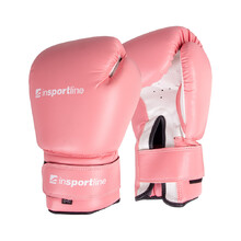Boks rokavice inSPORTline Ravna - roza -bela