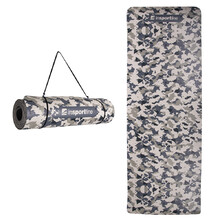 Podloga za vadbo inSPORTline Camu 173x61x0,4 cm - siva maskirna