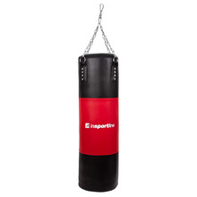 Polnjena boks vreča inSPORTline 50-100 kg - črna-rdeča