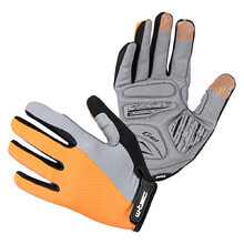 Motokros rokavice W-TEC Vilasar - fluo oranžová