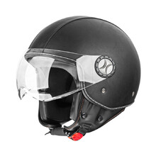 Čelada za skuter W-TEC FS-701LB Leather Black