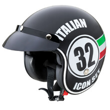 Moto čelada W-TEC Café Racer - Italian 32