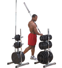 GOWT Body-Solid Olympic Weight Tree/Bar Rack