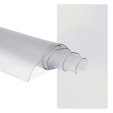 Prosojna podloga za uteži inSPORTline Proteko Clear 80x70x0,15 cm