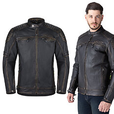 Usnjena moto jakna W-TEC Mungelli EVO