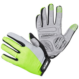 Motokros rokavice W-TEC Vilasar - fluo zelena