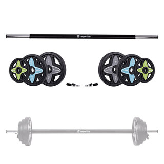 Body pump set uteži inSPORTline Pumpstar 2 - 20kg