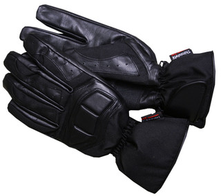 WORKER Fast motorcycle gloves - črna