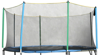 Zaščitna mreža za trampolin brez cevi 244 cm 3 noge