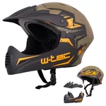 Downhill čelada W-TEC Campanero - zelena mat