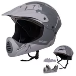 Downhill čelada W-TEC Campanero - siva mat