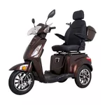 Električni trikolesnik inSPORTline Zorica Deluxe z elektromagnetno zavoro - rjava