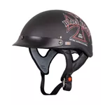 Moto čelada W-TEC Black Heart V531 Iron Cross - črna