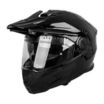 Preklopna enduro čelada W-TEC Biscaia P/J - črna lesk