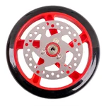 Rezervno kolo z zavornim diskom za skiro Discola 200x30mm - rdeča
