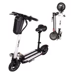 Električni skiro W-TEC Tenmark III 10" s sedežem in torbo - bela
