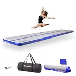 Airtrack inSPORTline Airstunt 500x100x10 cm bela