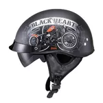 Moto čelada W-TEC Black Heart Rednut - Motorcycle/Matt Black