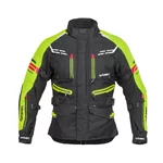 Moto jakna W-TEC Ventura - črna-fluo rumena