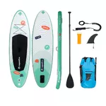 SUP Deska za veslanje z dodatki inSPORTline Wavelet 9'6" - zelena