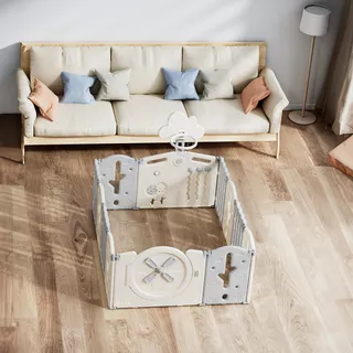 Plastična ograja inSPORTline Bufalino 10+2 127x160x64 cm