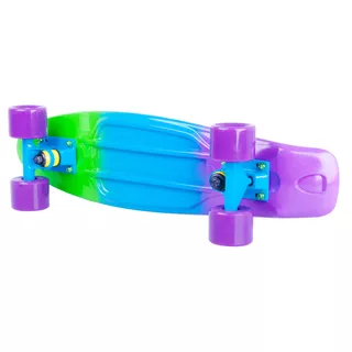 Pennyboard WORKER Sunbow 22" - zeleno-modro-vijoličasta