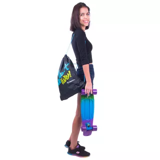 Pennyboard WORKER Sunbow 22" - zeleno-modro-vijoličasta