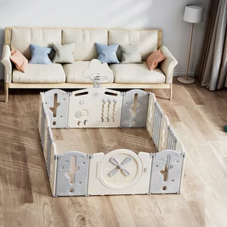 Plastična ograja inSPORTline Bufalino 14+2 167x200x64 cm