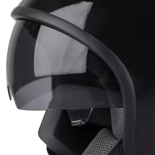 Moto čelada za skuter W-TEC FS-710S Revolt Black - Črna z zvezdo