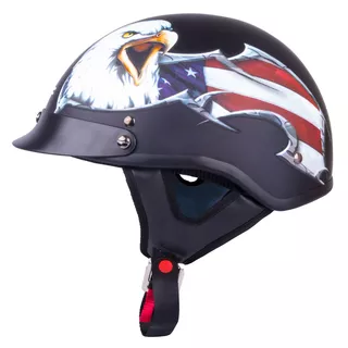 Moto čelada W-TEC V531 - črna-orel
