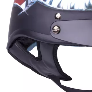 Moto čelada W-TEC V531 - črna-orel