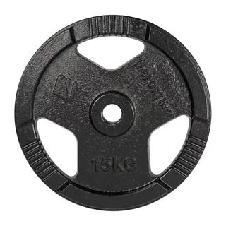 Litoželezna utež inSPORTline Hamerton Black 15 kg 30 mm