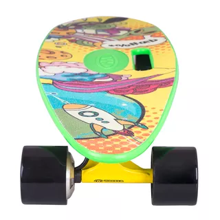 Električni longboard WORKER Smuthrider - črna-oranžna