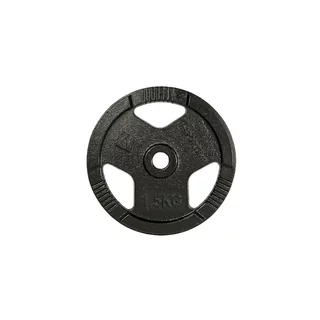 Litoželezna utež inSPORTline Hamerton Black 1,25 kg 30 mm