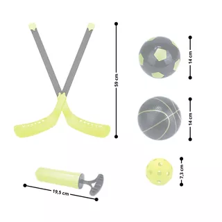 Otroški igralni set 3v1 inSPORTline SCS510