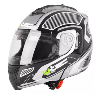 Moto čelada W-TEC NK-839 - S-Cape White Red