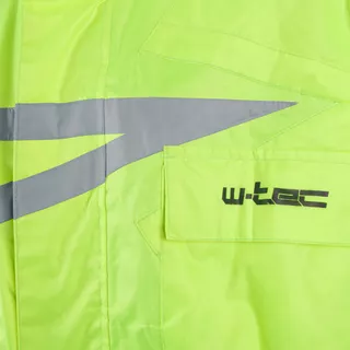 Moto dežna jakna W-TEC Rainy - fluo rumena