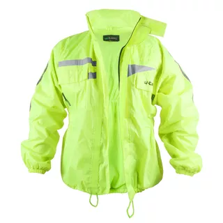 Moto dežna jakna W-TEC Rainy - fluo rumena