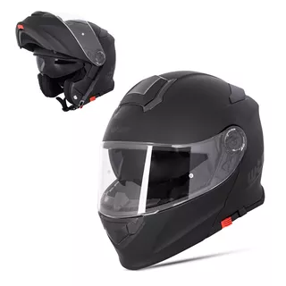 Preklopna čelada W-TEC Venero - Magic Matt Black - Magic Matt Black
