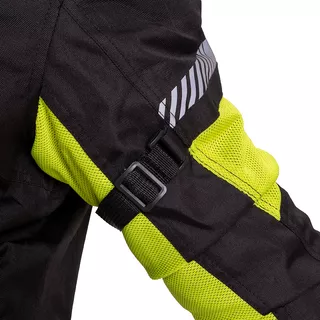 Moška poletna moto jakna W-TEC Saigair - Fluo Rumena-Siva