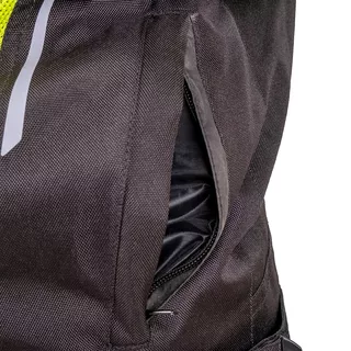 Moška poletna moto jakna W-TEC Saigair - Fluo Rumena-Siva