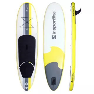 SUP Deska za veslanje z dodatki inSPORTline WaveTrip 10'6" G3 - rumena